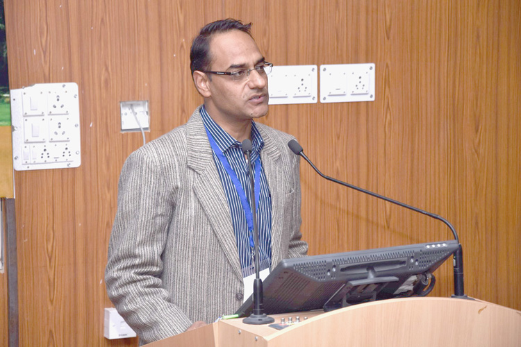 Addressing Participants During Stakeholder's Workshop on Road Safety Held at S.P. Medical College, Bikaner